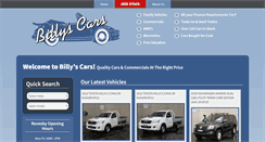 Desktop Screenshot of billyscars.com.au